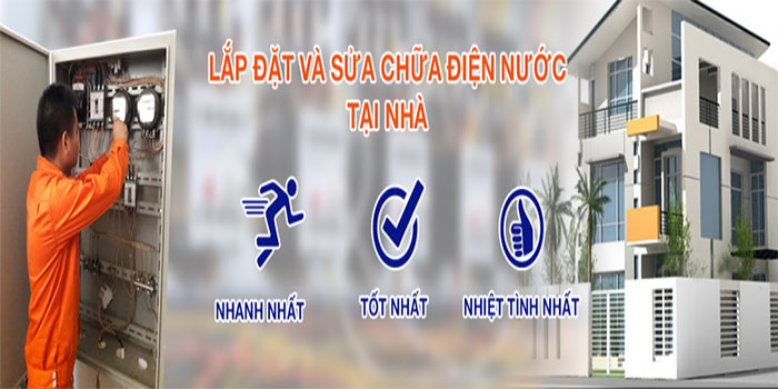 Dịch vụ sửa chữa điện nước tại nhà Tphcm