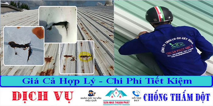 Thợ chống dột mái tôn quận 11