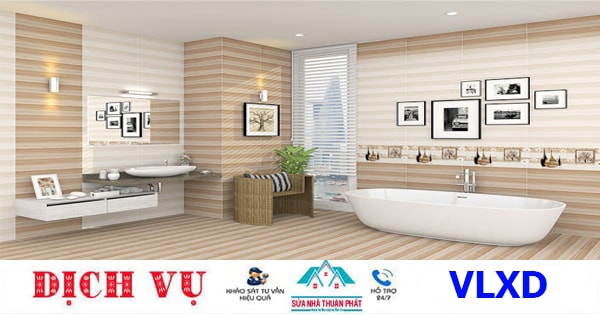 Báo giá ốp lát gạch nhà vệ sinh, nhà tắm