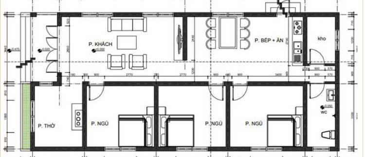 Download bản vẽ cad nhà 1 tầng Download bản vẽ cad nhà 1 tầng