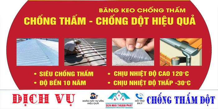 Keo chống thấm dột hiệu quả