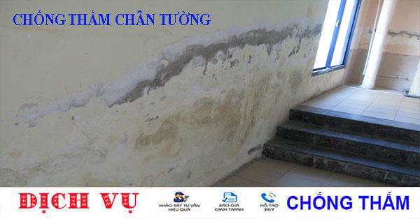 Chuyên nhận chống thấm chân tường giá rẻ